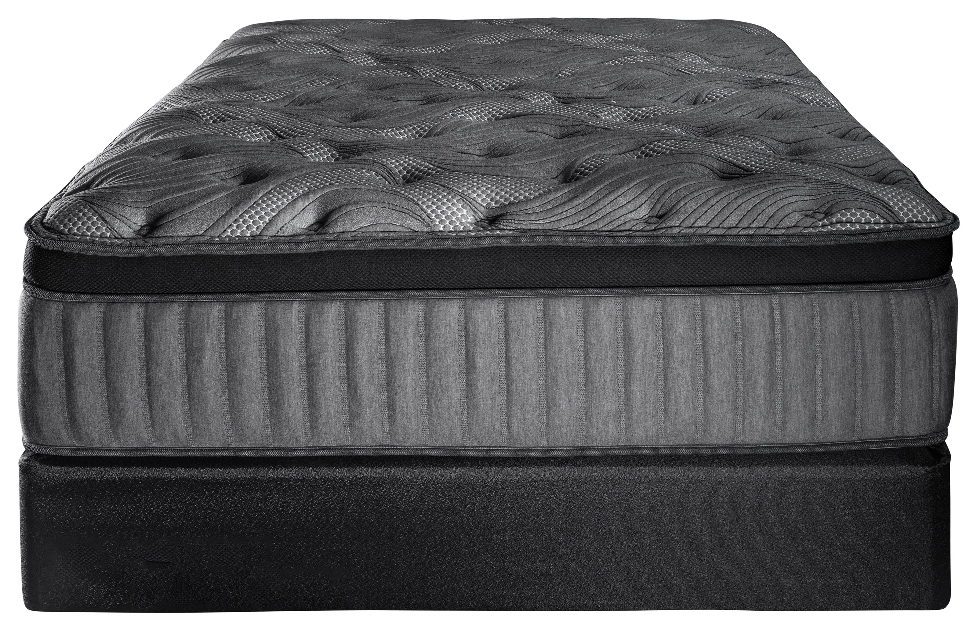 Restonic Kendall 300MG89566 Restonic King Kendall Plush Hybrid Euro Top Mattress Johnson's